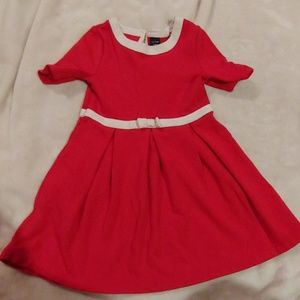 Toddler girls red dress